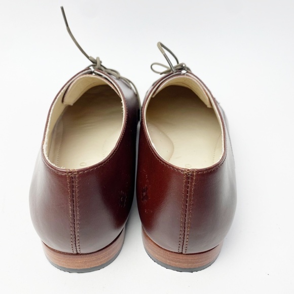 NEW Nisolo Women's Oliver Leather Oxford in Brandy, Size 7.5 EU 38 Leather Laced - Picture 5 of 8